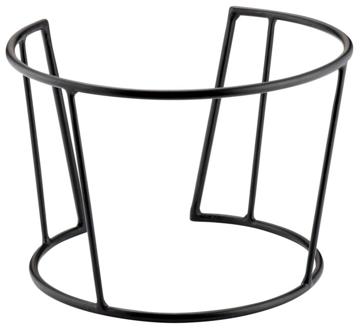 Mini ronde buffetstandaard (283x196x256mm) Zwart