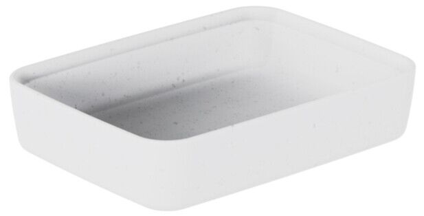 Kata Speckled Melamine Crock White