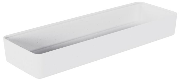 Kata gespikkelde melamine Crock 4200ml (175x520x70mm) Wit