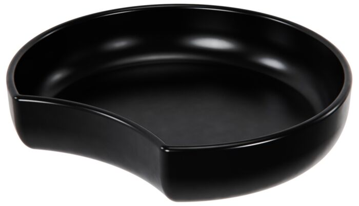 Melamine Crescent Dish w/sf 3L (300x278x63mm) Black