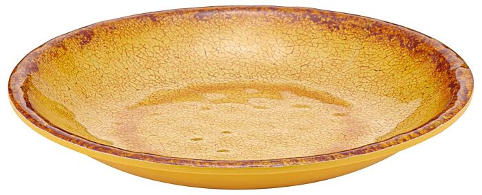 Casablanca Melamine Salad Dish 345ml (190x190x27mm) Orange