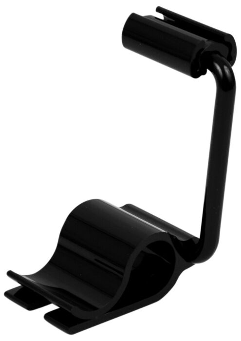 Polycarbonate Adjustable Ticket Clamp (50mm) Black