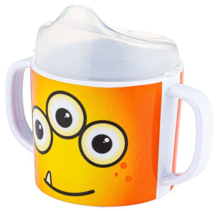 Melamine Double Handle Cup 0.2L (115x75x70mm) Hector the Monster