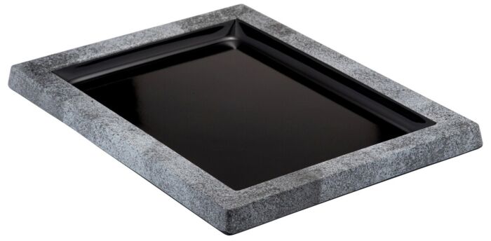 Melamine Plateau (280x210x21mm) Urban/Zwart
