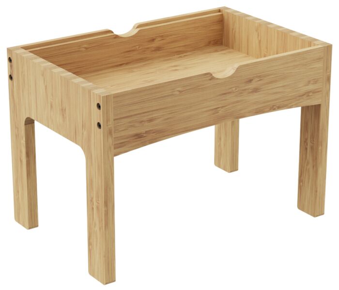 Bamboe Verhoging Hoog (449x291x310mm) Crème