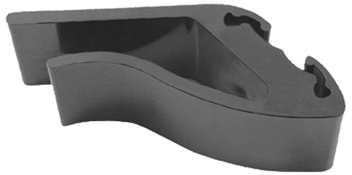 Polycarbonate Shelf Clamp (50mm) Black