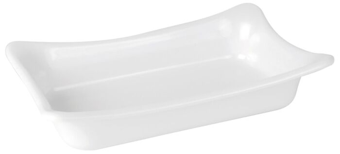 Melamine 1-4 Fleur Crock Insert D 1.1L (265x162x58mm) White