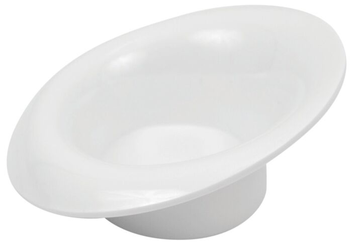 Melamine Calla Dish 45ml (101x100x49mm) White