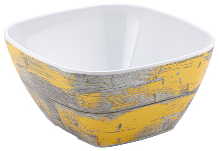 Tura Melamine Crock Rustic Yellow