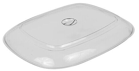 SAN Deksel voor Tura Crock (265x325x33mm) Transparant