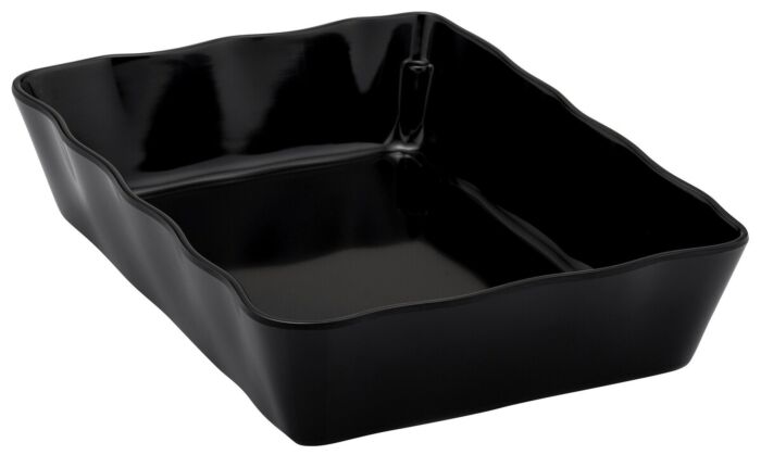 Aalto melamine schaal 2.3L (280x210x60mm) Zwart