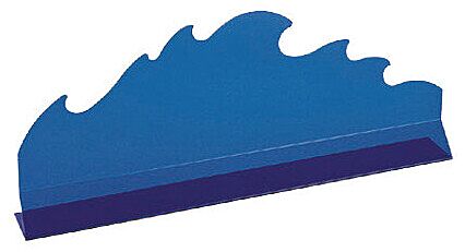 Golf-scheidingsschot (free stand) (750x250mm) Blauw