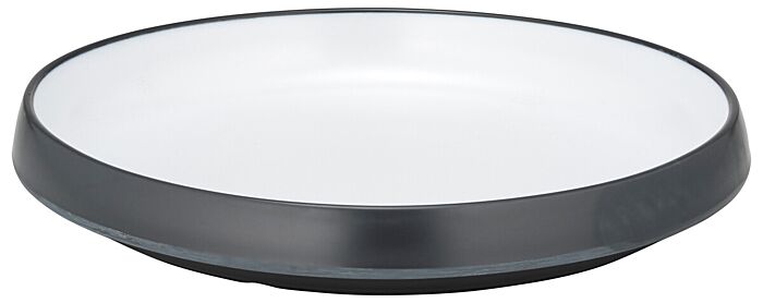 Trafalgar Melamine Grote Ondiepe Schaal (318x296x44mm) Wit en Druif