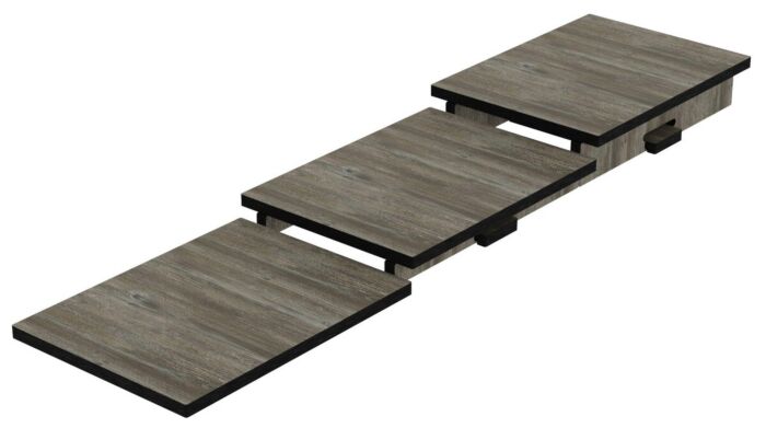 Three Tier HPL Riser Ponderosa Pine
