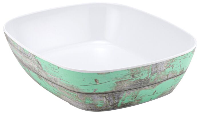 GN 1-2 Tura Melamine Crock 3.5L (265x325x80mm) Rustiek petrol