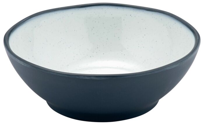 Steel Marl Melamine Dish Blue