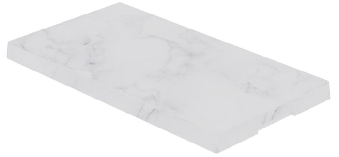Carrara Melamine Serveerschaal (325x176x20mm) Wit