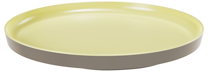 Mayfair melamine groot bord (278x22mm) Geel