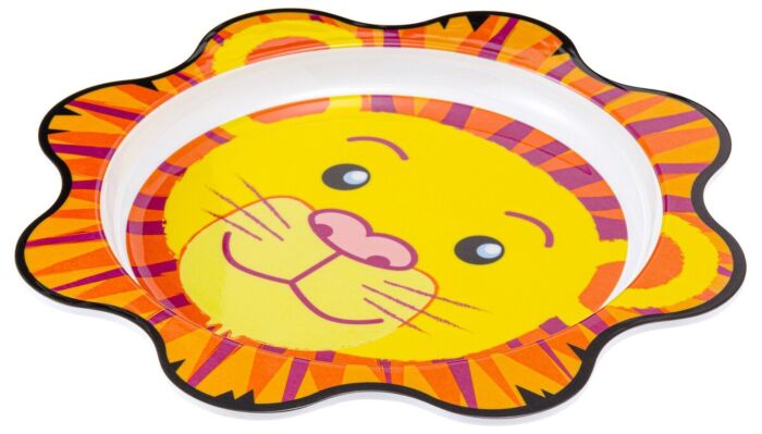 Melamine Junior Plate (295x277x22mm) Lion
