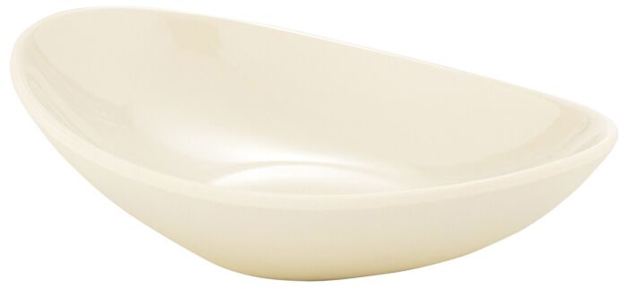 Melamine Reef Low Dish 60ml (137x82x33mm) Parchment