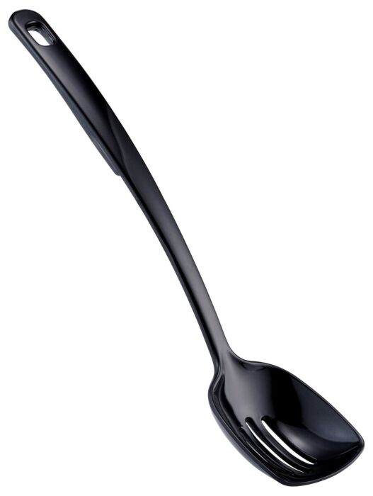 Melamine Slotted Spoon (310mm) Black