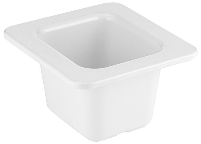 Melamine 1-6 Gastro Schaal w/sf 0.9L (176x162x100mm) Wit