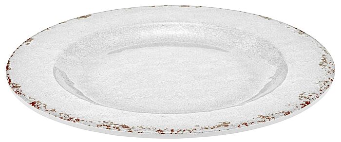 Casablanca Melamine Plate White