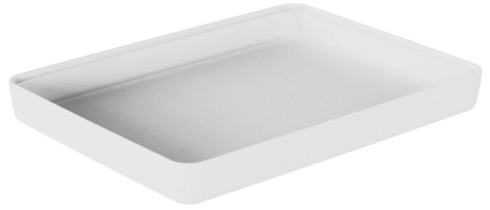 Kata gespikkelde melamine Crock 1950ml (260x345x40mm) Wit