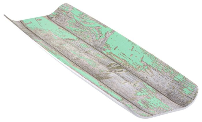 GN 2-4 Tura rustiek gebogen melamine plateau (530x162x40mm) Petrol