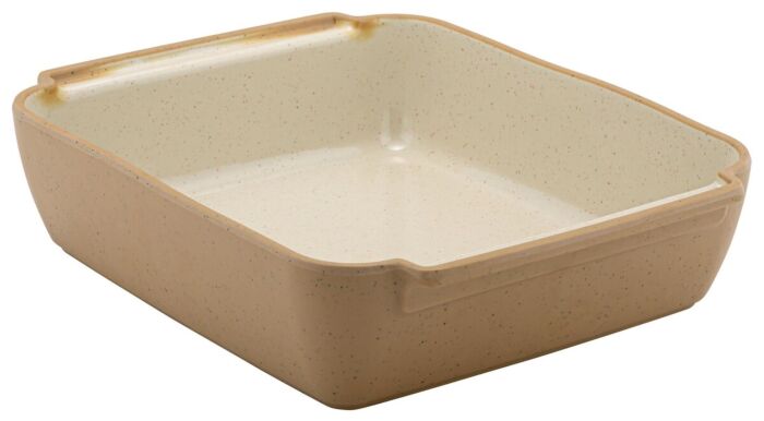 GN 1-2 Marl melamine Crock 1.6L (325x265x80mm) Crème