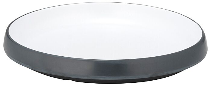 Trafalgar Melamine Dish White and Grape
