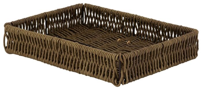 Polyrotan mand (210x280x50mm) Wilg