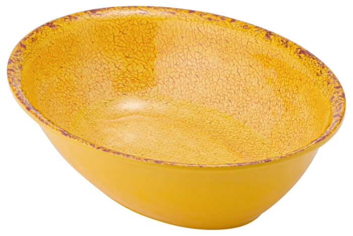 Oval Casablanca Melamine Dish 1.5L (210x280x70mm) Orange