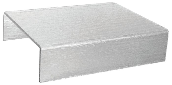 Gestructureerde Acryl Riser (305x250x75mm) Transparant
