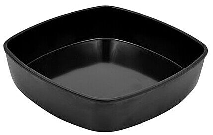 Melamine Mezze Dish Insert 1ltr 1L (188x188x43mm) Black