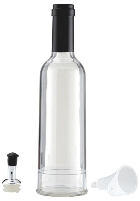 Copolyester Oil Bottle w/Lid Clear