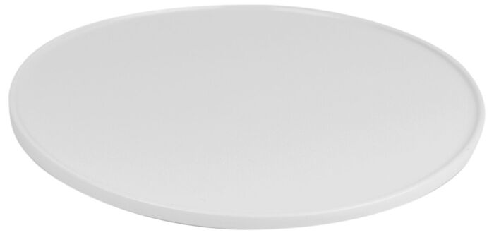 Melamine groot rond sokkelblad (406x38mm) Wit