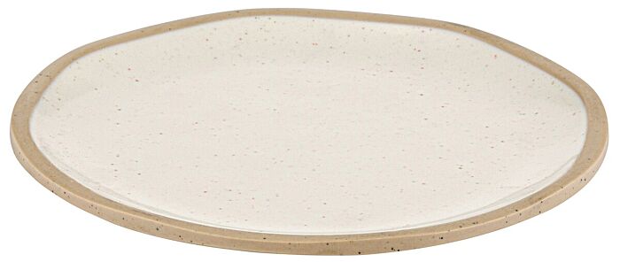 Marl Melamine Plate Cream