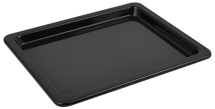 Melamine 1-2 Thin Rim Gastro tray w/sf 0.9L (265x325x30mm) Black