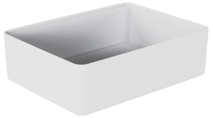 Gespikkelde Kata Melamine Crock 6700ml (260x345x100mm) Wit
