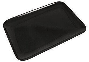Melamine plateau (230x330mm) Zwart