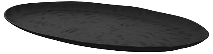 Ovaal melamine plateau Pigment (530x325x30mm) Noir