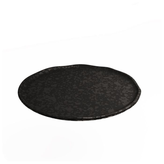 Mineral Melamine Crackle Bord (254x30mm) Noir