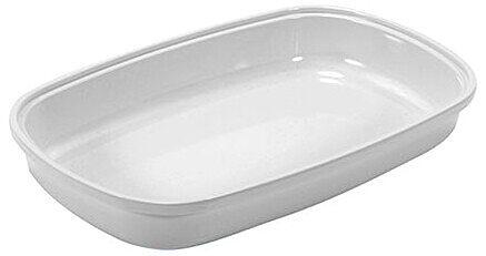 Tura Melamine Crock-Inzet 850ml (265x162x40mm) Wit