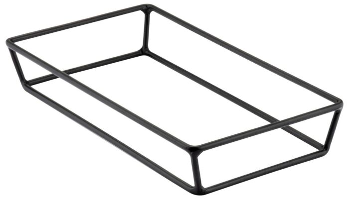 Rechthoekige buffetstandaard (306x166x50mm) Zwart