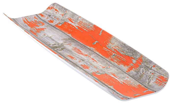 GN 2-4 Tura rustiek gebogen melamine plateau (530x162x40mm) Oranje
