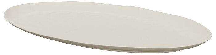 Ovaal melamine plateau Pigment (530x325x30mm) Perkament