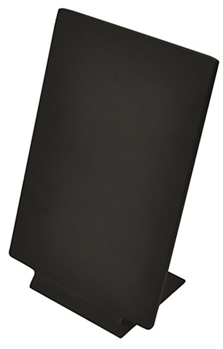 A5 Melamine Ticket Stand Matt Finish Black