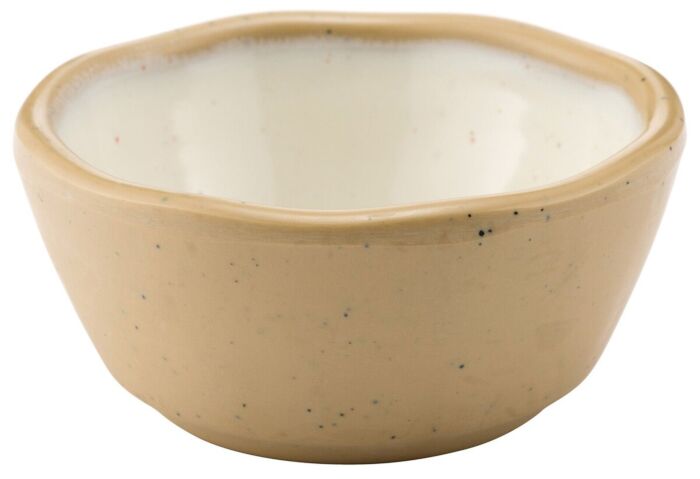 Marl Melamine Ramekin 65ml (75x75x35mm) Cream