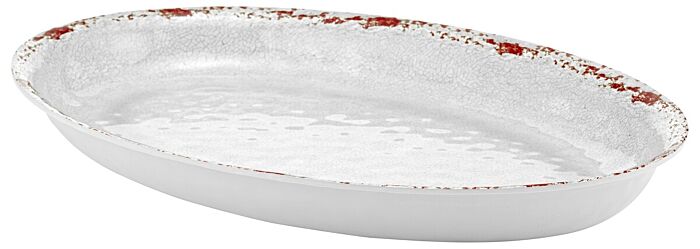 Melamine schaal Casablanca 2.5L (420x280x40mm) Wit